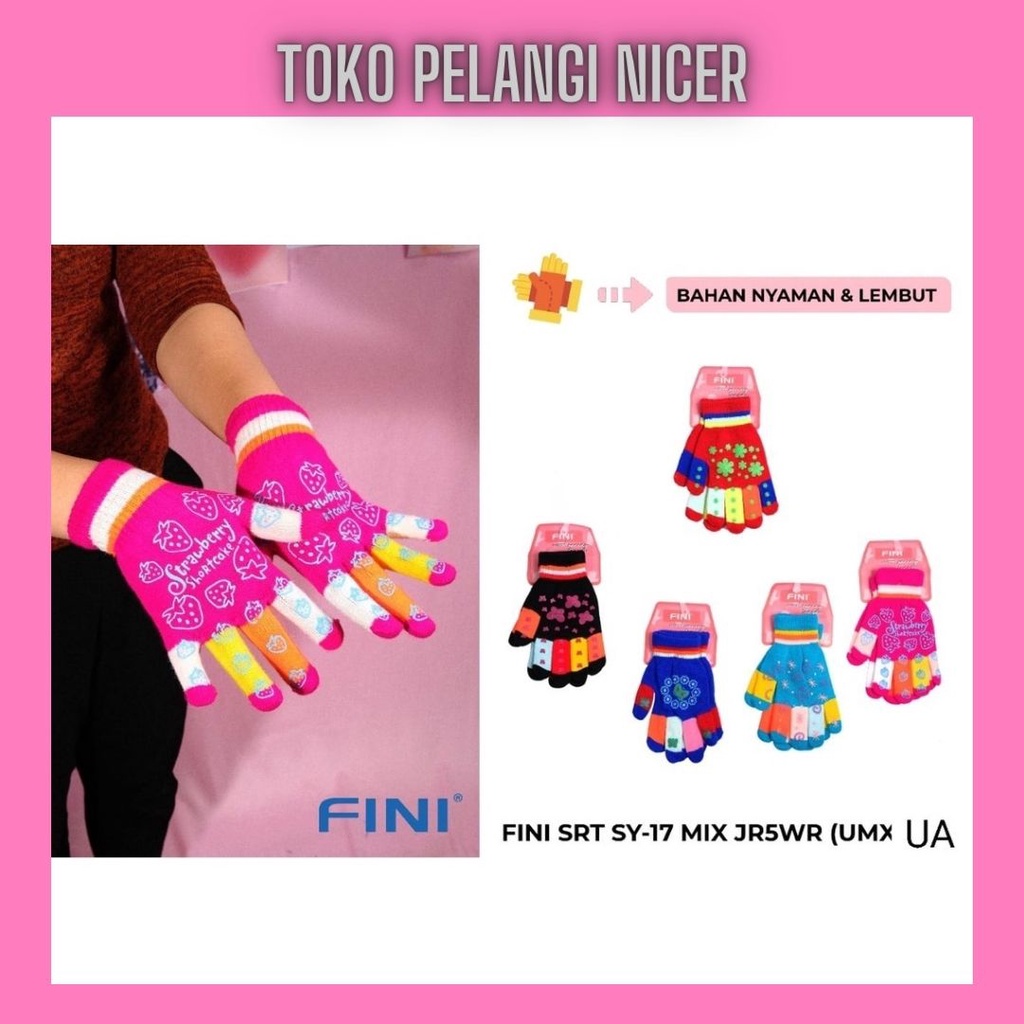 FINI Sarung Tangan Motor Rajut Premium - SARUNG TANGAN WANITA IMUT - SARUNG TANGAN ANTI DINGIN /PANAS MATAHARI- SARSTANG