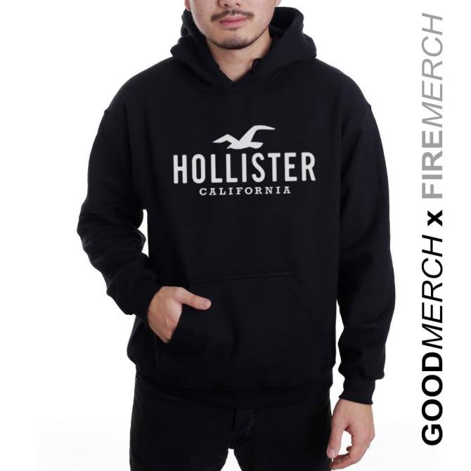 Jaket Sweater Hollister Hoodie Distro Pria Jumper Laki Wanita Fleece Polos Murah