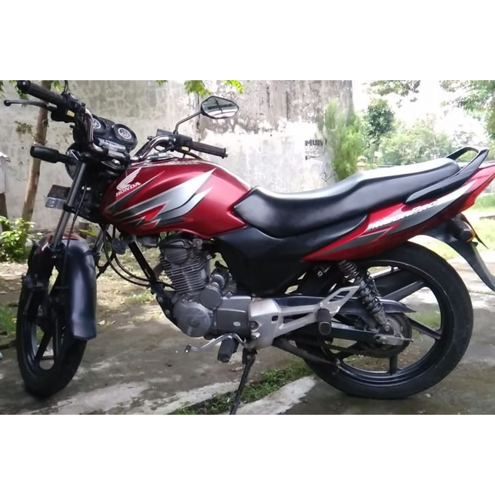 Stiker Striping Motor Honda MegaPro 2008 Merah Shopee Indonesia