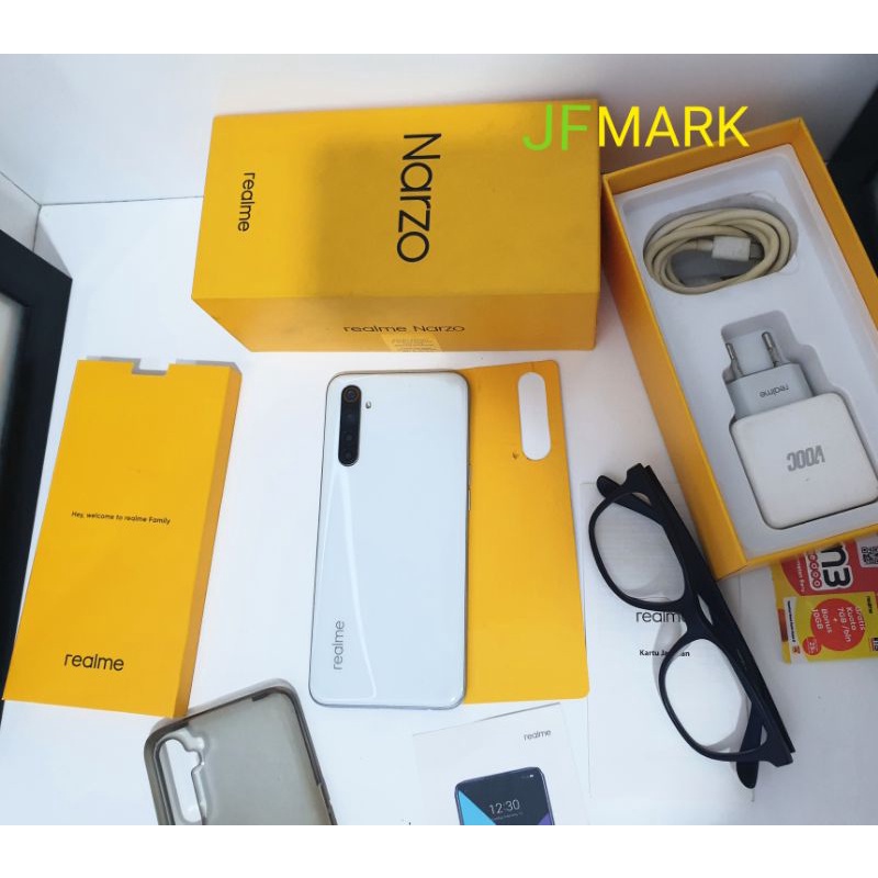 REALME NARZO 4/128 SECOND FULLSET LENGKAP ORIGINAL