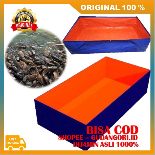 Terpal Kolam Praktis Terpal Kolam Kotak ORIGINAL