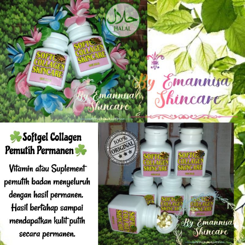 Softgel Collagen Pemutih permanen