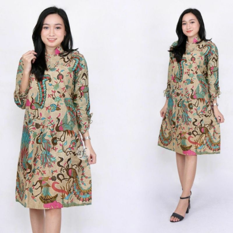 Batik Couple keluarga sania ruffle ori ndoro jowi dnt merak tosca