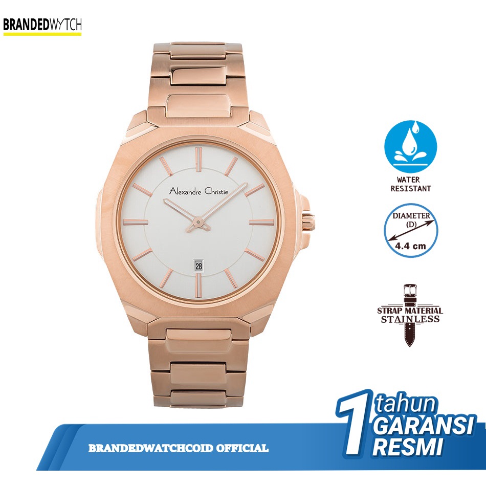 ALEXANDRE CHRISTIE 8611 MD FRG / JAM TANGAN PRIA COWO TERBARU ORIGINAL