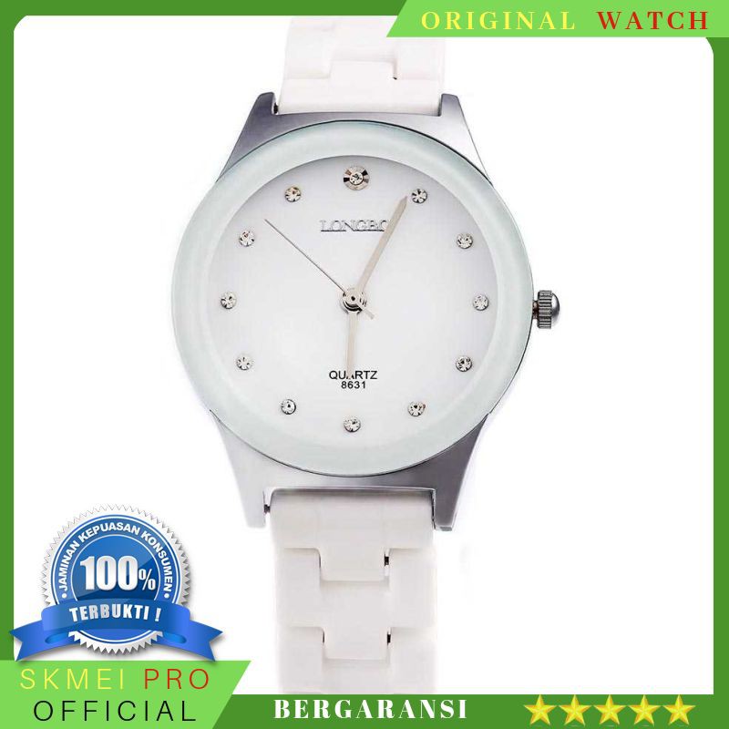 ORIGINAL WATCH Longbo Jam Tangan Pria Luxury Ceramic - 8631 BERGARANSI