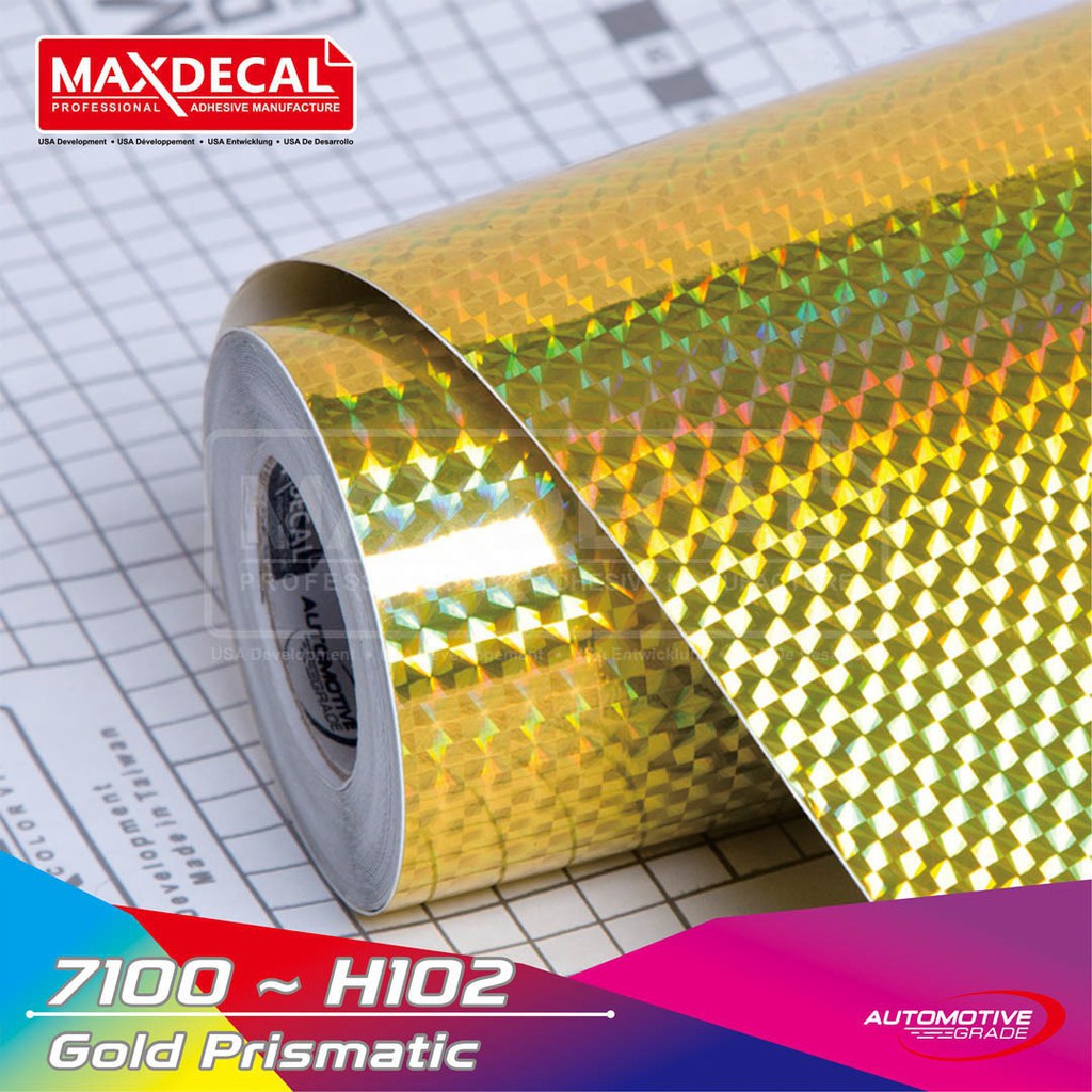 

Sticker Maxdecal 7100 H201 Sticker Hologram 60 cm Pelangi Laser Holographic Cutting