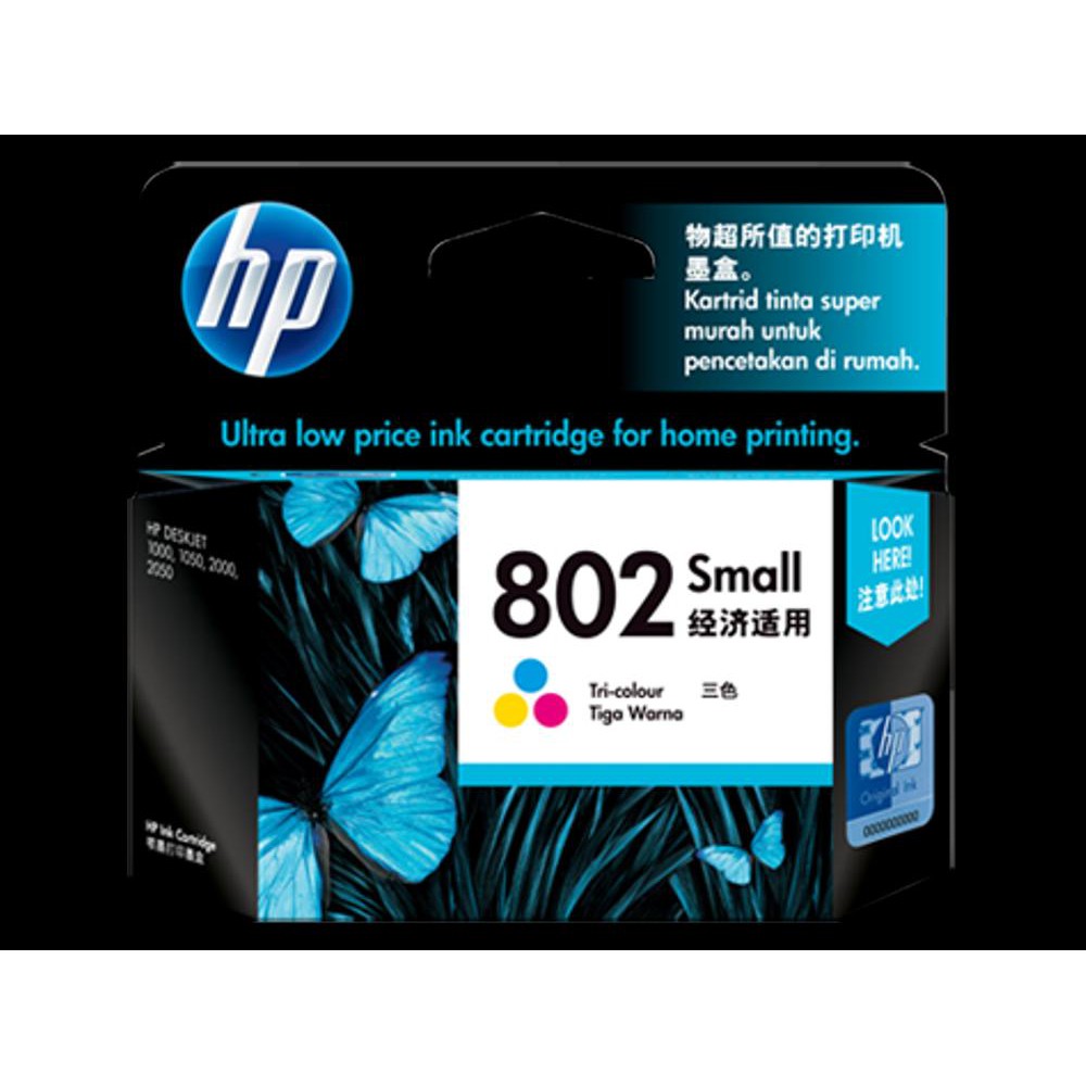 Tinta hp 802 Colour Ink Cartridge