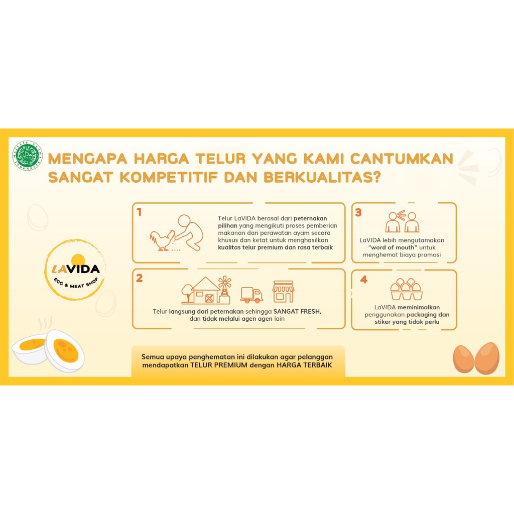 TELUR OMEGA 3 ASLI isi 10 butir