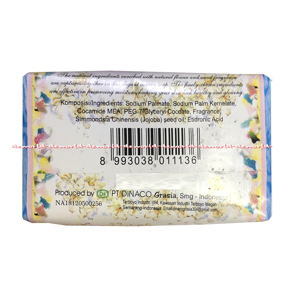 Paquito Botanical Soap White Lilium 90gr Sabun Mandi Batang