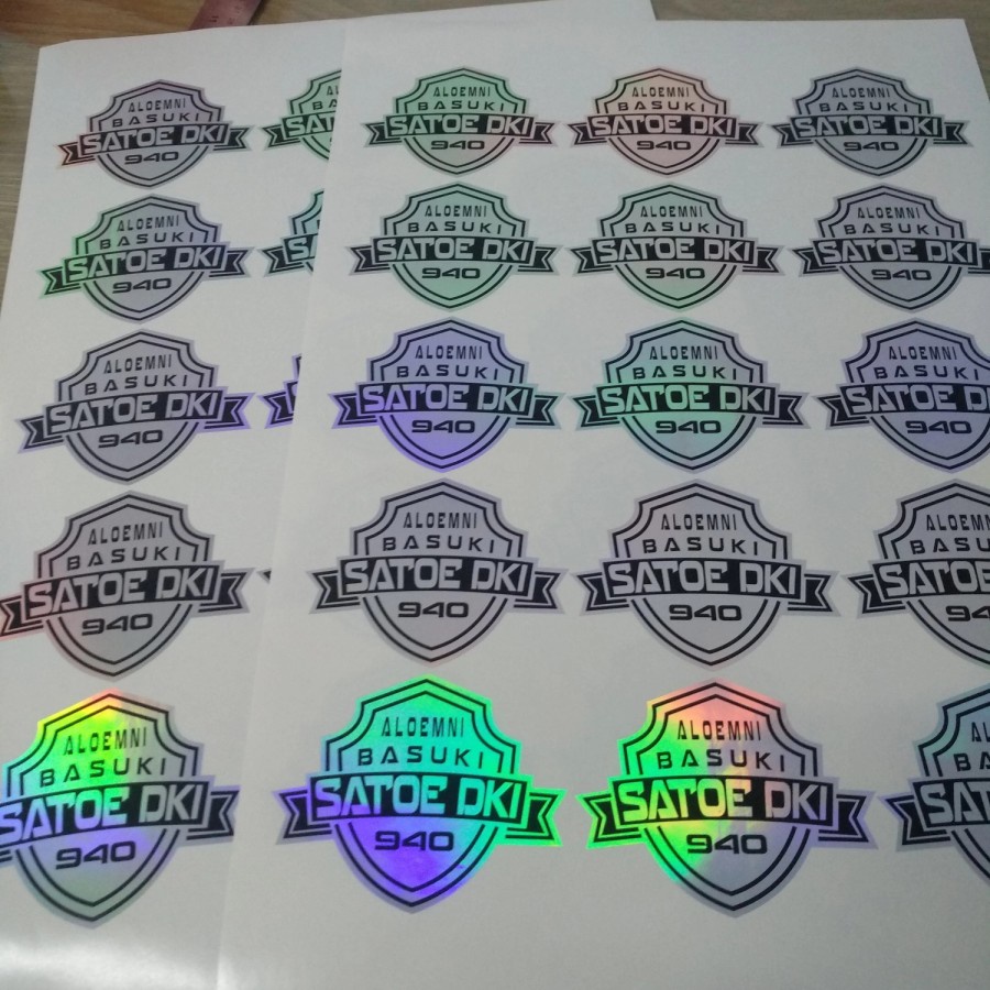 

STICKER HOLLOGRAM A3 FREE CUT