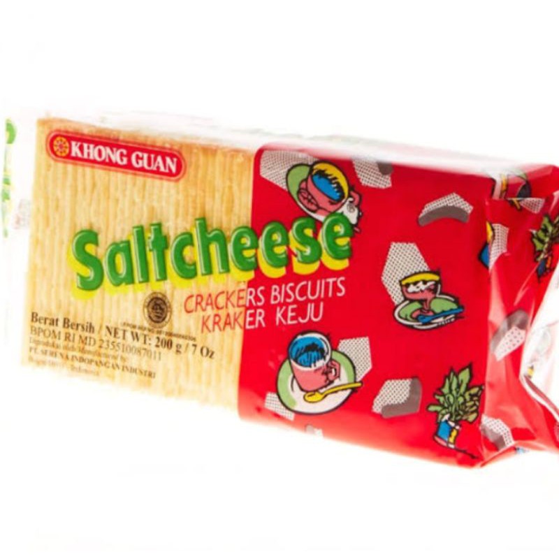 

Khong Guan Saltcheese Crackers 200 Gr