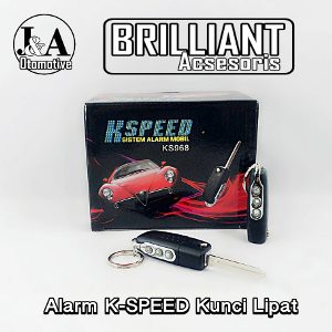 Alarm Mobil Universal K SPEED Remote type Kunci Lipat Premium Class Termurah
