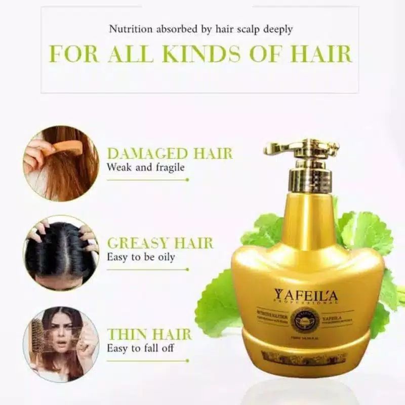 yafeila masker keratin super lembut 100ml