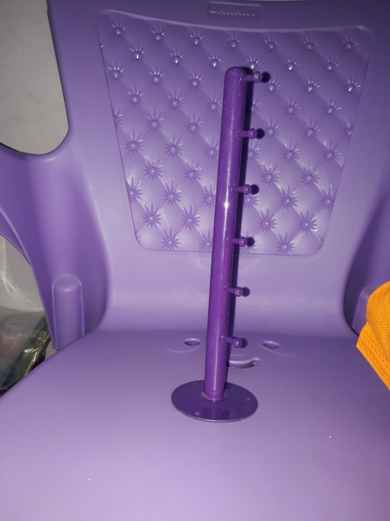 Hanger Suling Tembok Belalai 12 Titik Warna Ungu (free Paku)