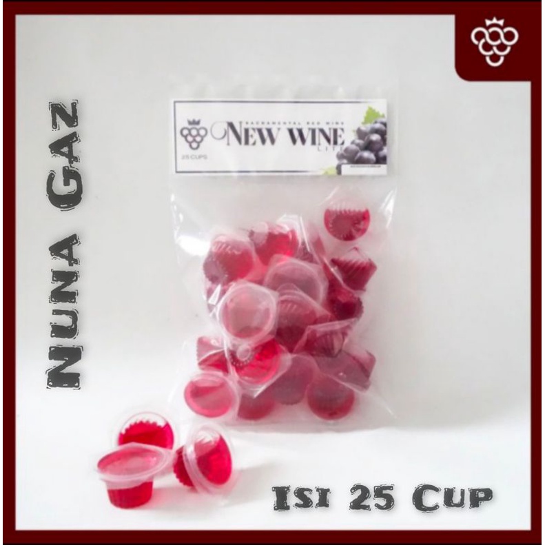 

Minuman Khusus Perjamuan Gereja NW Lite Isi 25 cup