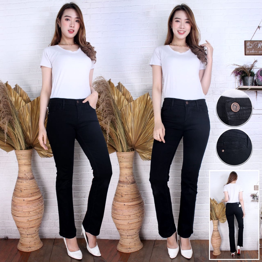 FWR - CUTBRAY SOFTJEANS WANITA / BASIC JEANS / SEMI CUTBRAY DENIM