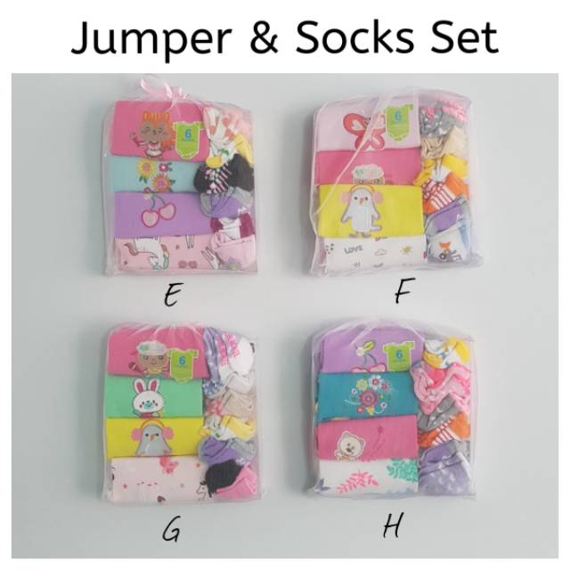 Set Jumper &amp; Kaos Kaki Bayi / Jumper &amp; Socks Set