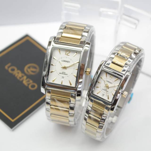 Jam Tangan Couple Lorenzo Original