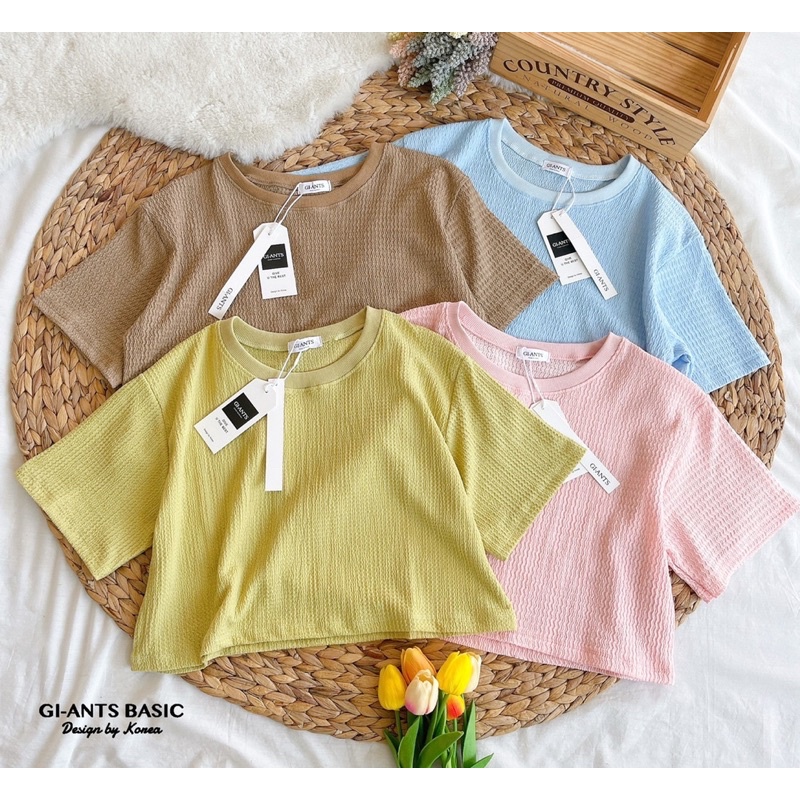 ATASAN CROP GIANTS BASIC IMPORT BANGKOK/KAOS CROP GIANTS(BJGB310)