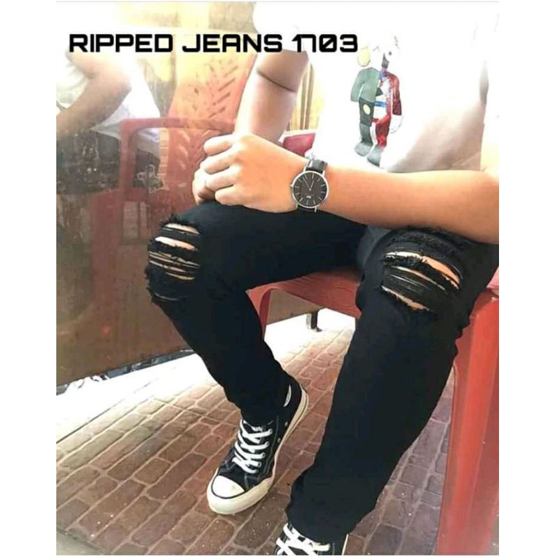 jeans pria pensil celana jeans pria sobek jeans pria sobek celana jeans cowok cardinal R0I7 jeans ce