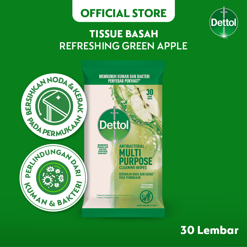 [GIFT] Dettol  Surface Wipes Apple 30s