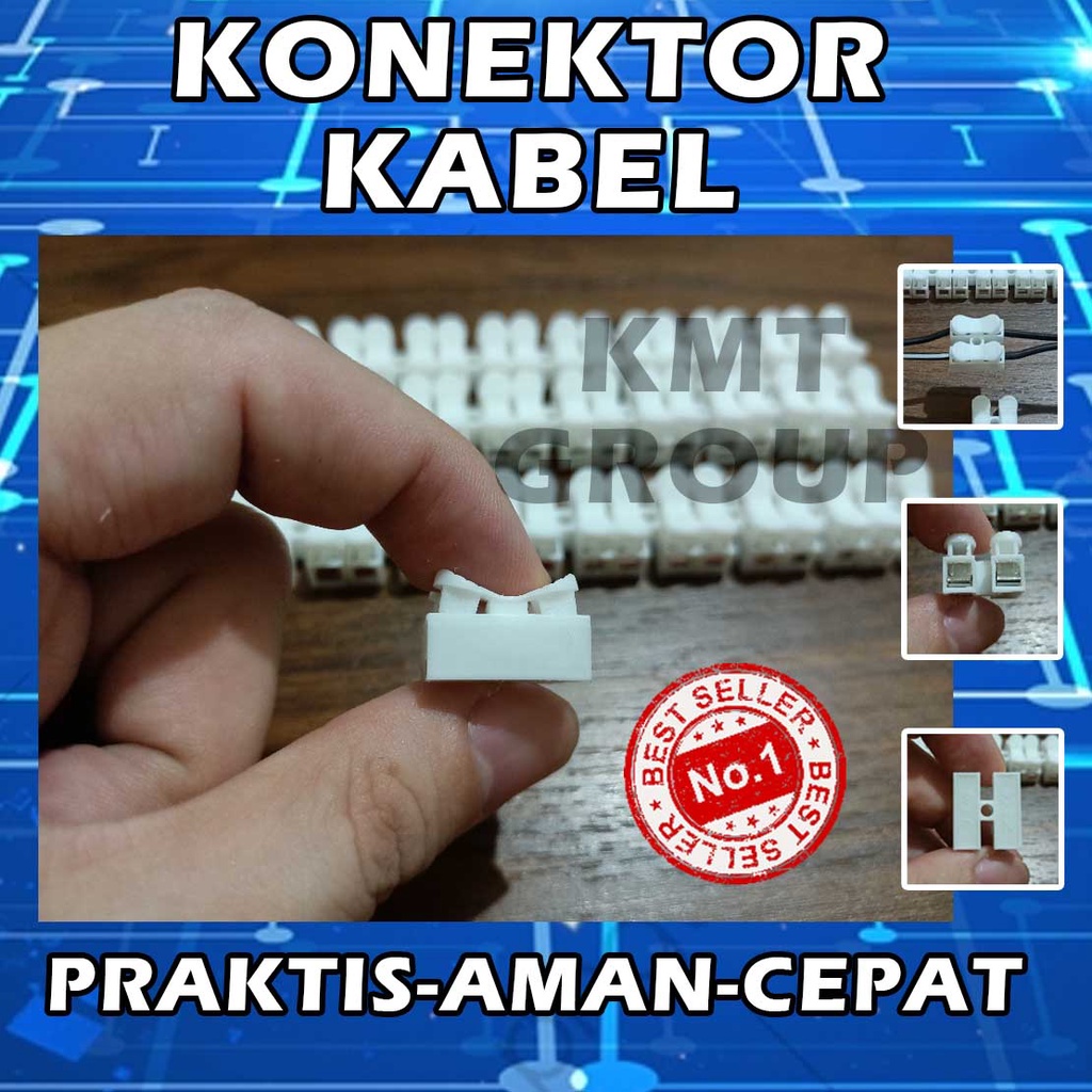 Konektor Kabel Quick Wire Connector Cepat Mudah Aman