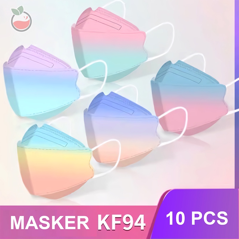 Masker KF94 Evo Korea 4ply model Evo isi 10 pc Banyak Warna