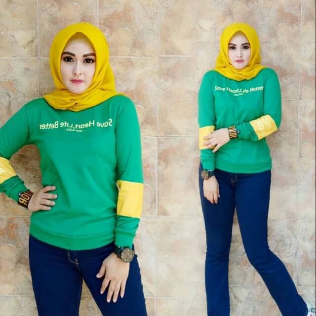 Kaos zolaqu terbaru original hijau