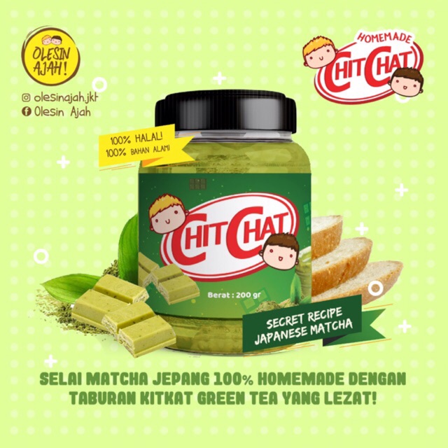

Olesinajah Selai Chit Chat 200Gr