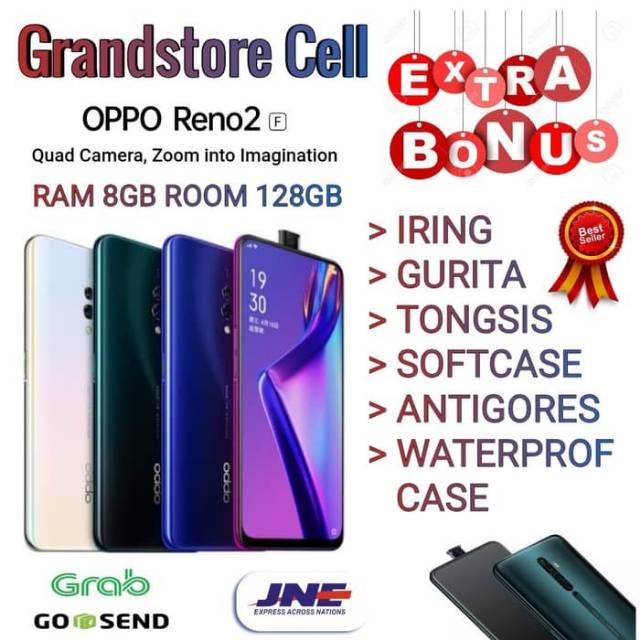 OPPO RENO 2F RAM 8/128 GB GARANSI RESMI OPPO INDONESIA