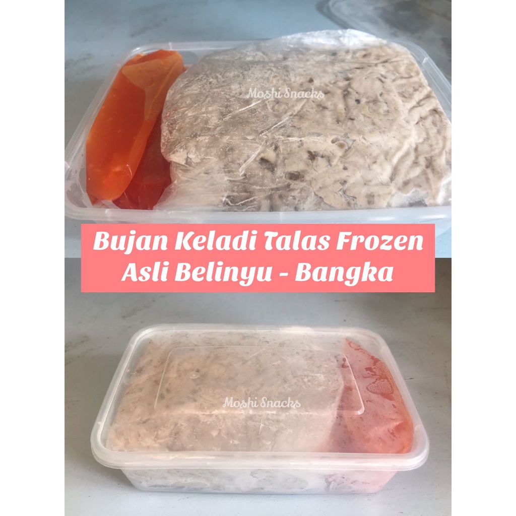 

Bujan Keladi / Uyen Bola Talas Asli Bangka Belinyu Belijong 500gr / Bujan Bangka Frozen