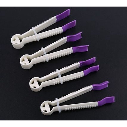 Plastic Fondant Crimpers - Alat Penghias Fondan Bergerigi