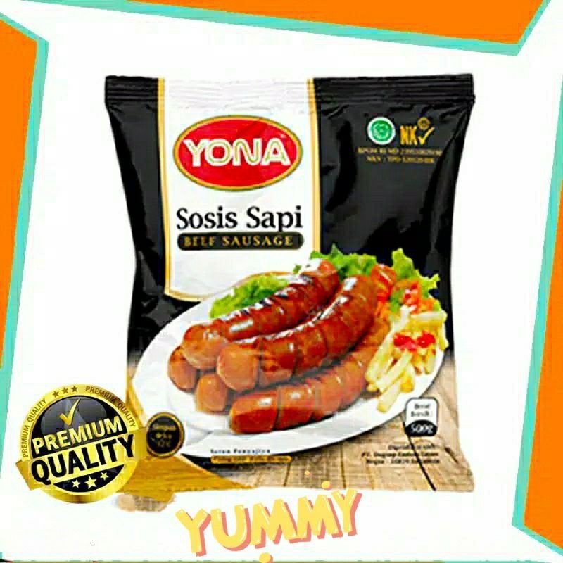 Jual Yona Sosis Sapi Bakar Pcs Gr Shopee Indonesia