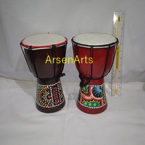 Gendang Jimbe Uk. 25 cm Kendang Djembe Alat Musik Tradisional Mainan Anak