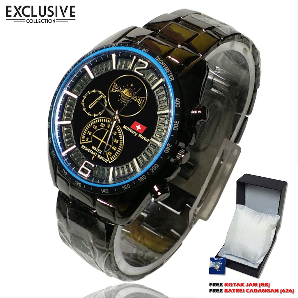 (Istimewa ) Jam LOGO NU GOLD Rantai Sport