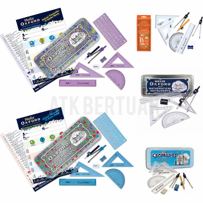 

CODE140 MAPED HELIX OXFORD CAMBRIDGE MATH SET BUSUR JANGKA PENGGARIS SEGITIGA