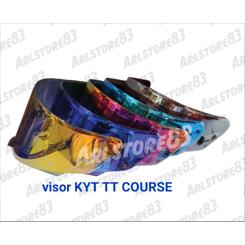 Visor iridium KYT TT COURSE/visor flat KYT TT COURSE/visor KYT TT COURSE