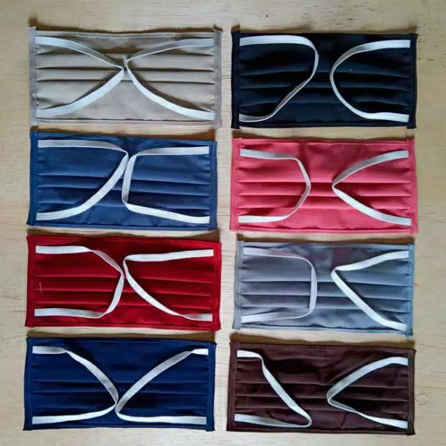 Masker kain tali karet