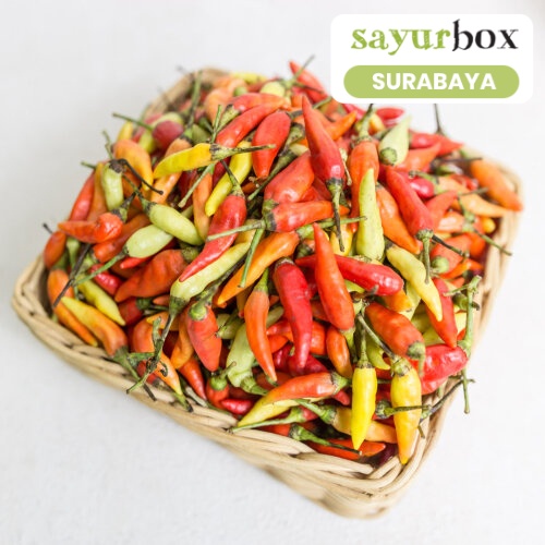 

Cabai Rawit Merah Conventional 1 kg (Sayurbox)