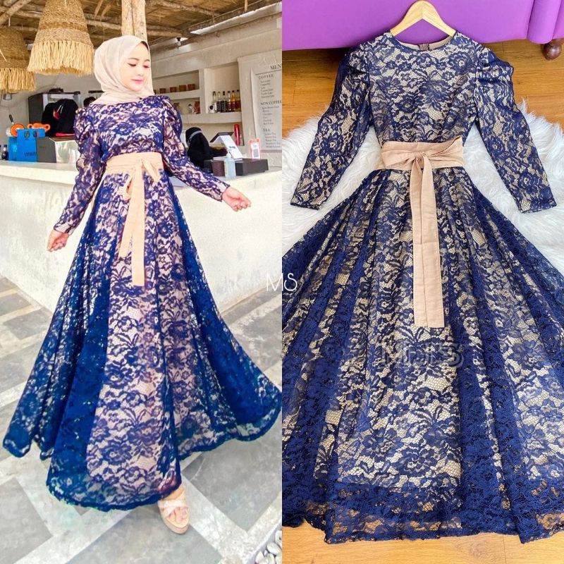 MAXY ADIRATNA, BRUKAT PREMIUM, GAMIS, HIJAB, MUSLIM, DRESS