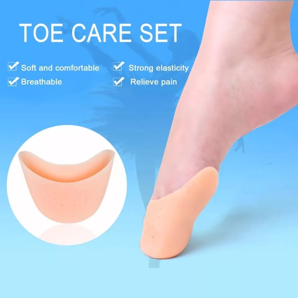 INSOLE GEL SILICON PELINDUNG JARI KAKI ALAS SEPATU WANITA BANTALAN SEPATU BANTALAN KAKI INSOLE JARI KAKI DEPAN PJR