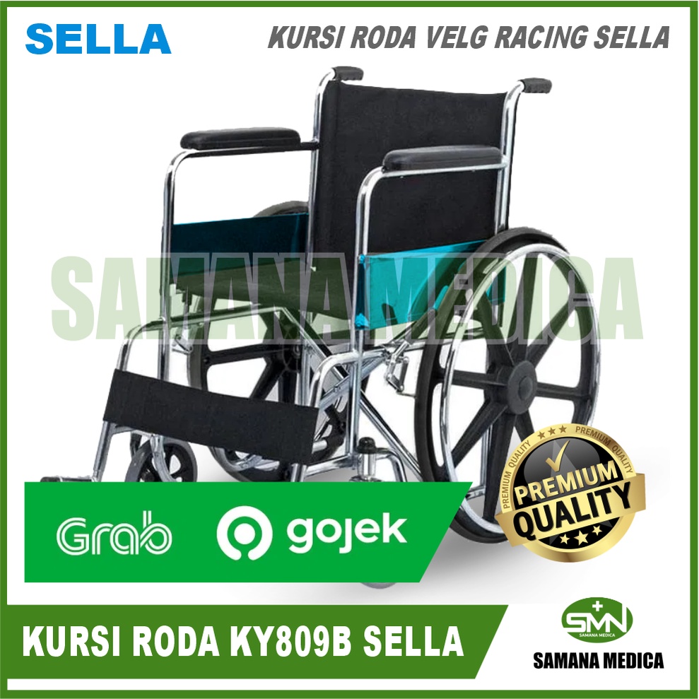 KHUSUS GOJEK DAN GRAB KURSI RODA merk Sella Velg Racing type KY809B