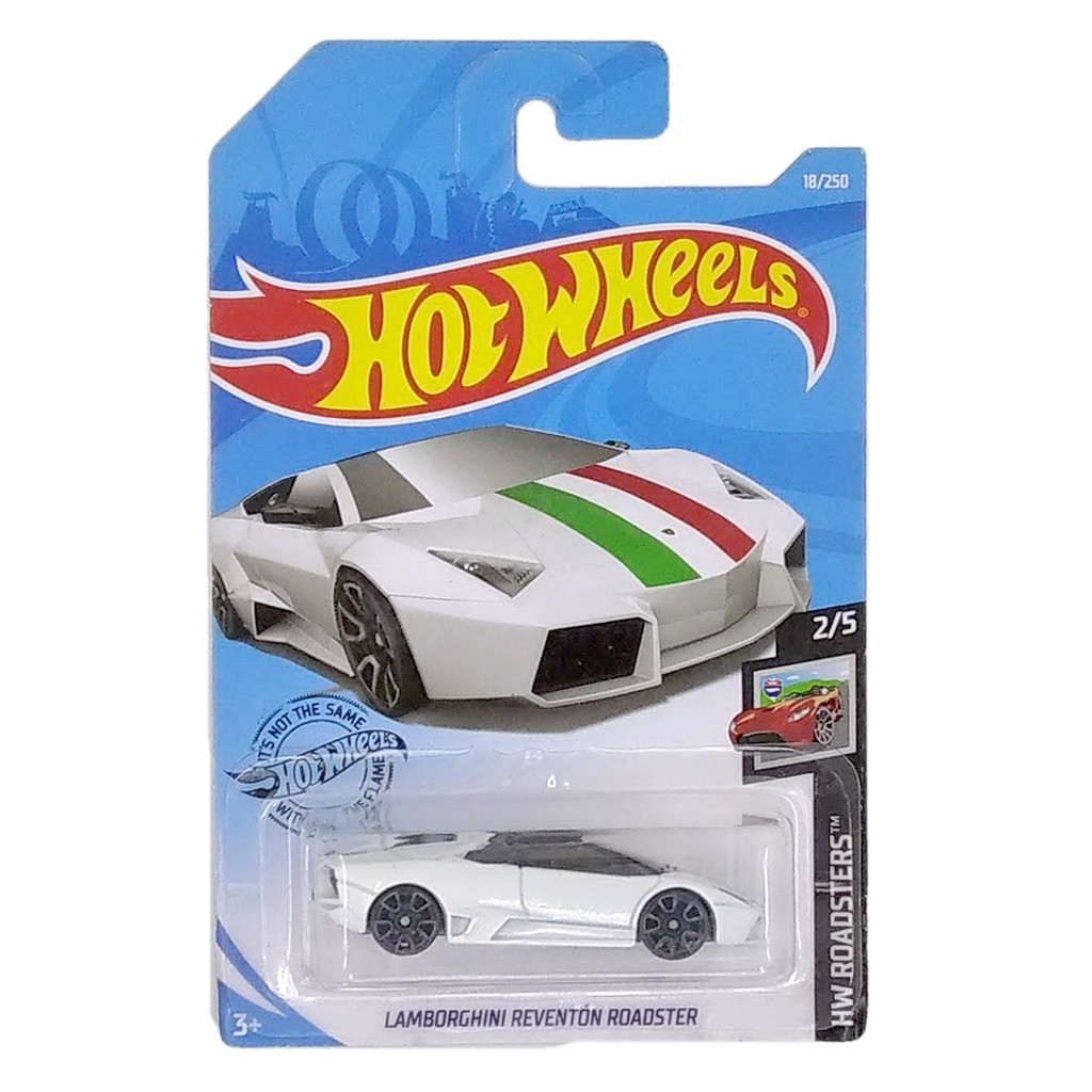 Hot Wheels Lamborghini Reventon Roadster Putih HW Roadsters Hotwheels