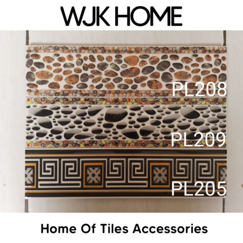 Lis Plin Granit Motif 10x40 cm Import