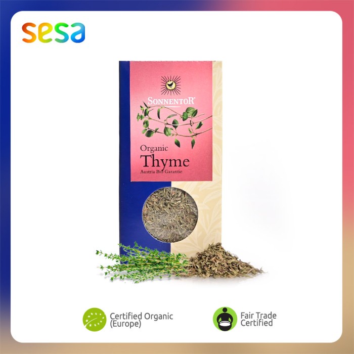 

COD Sonentor Thyme Organic 25 G