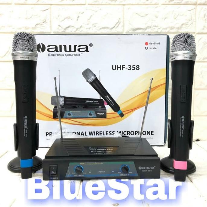 Mic wireless N Aiwa UHF 358 handheld