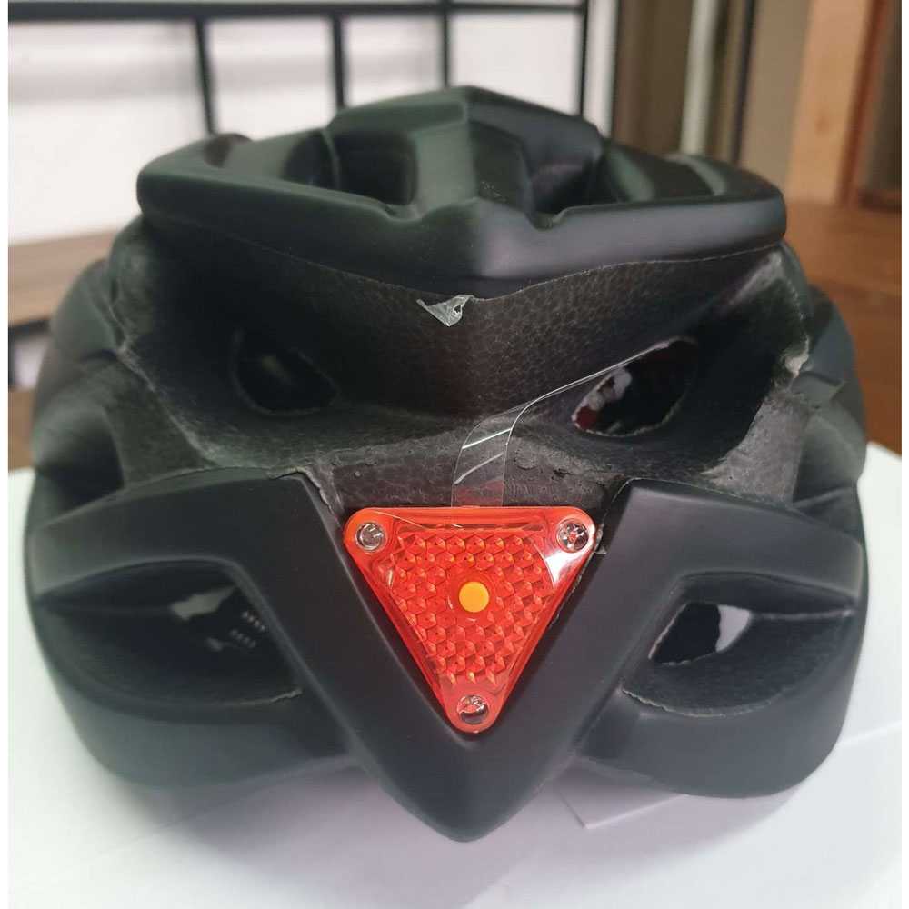 TaffSPORT Helm Sepeda Cycling Helmet EPS Foam PVC Shell LED - XK07