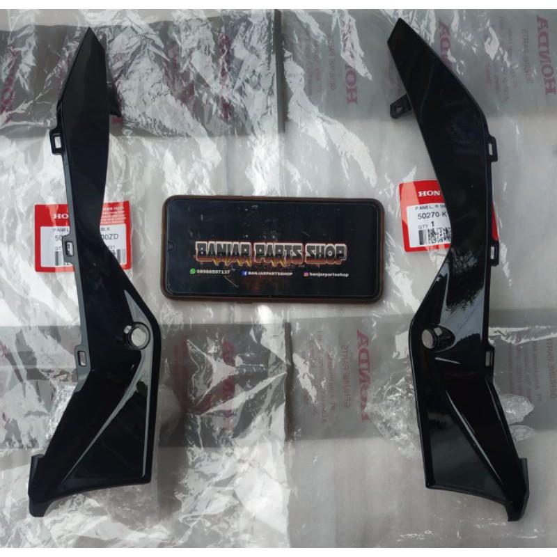 PANEL SHROUD CB150R LED V3 HITAM KILAT SAMBUNGAN SAYAP TANGKI CB150R V3 ORIGINAL