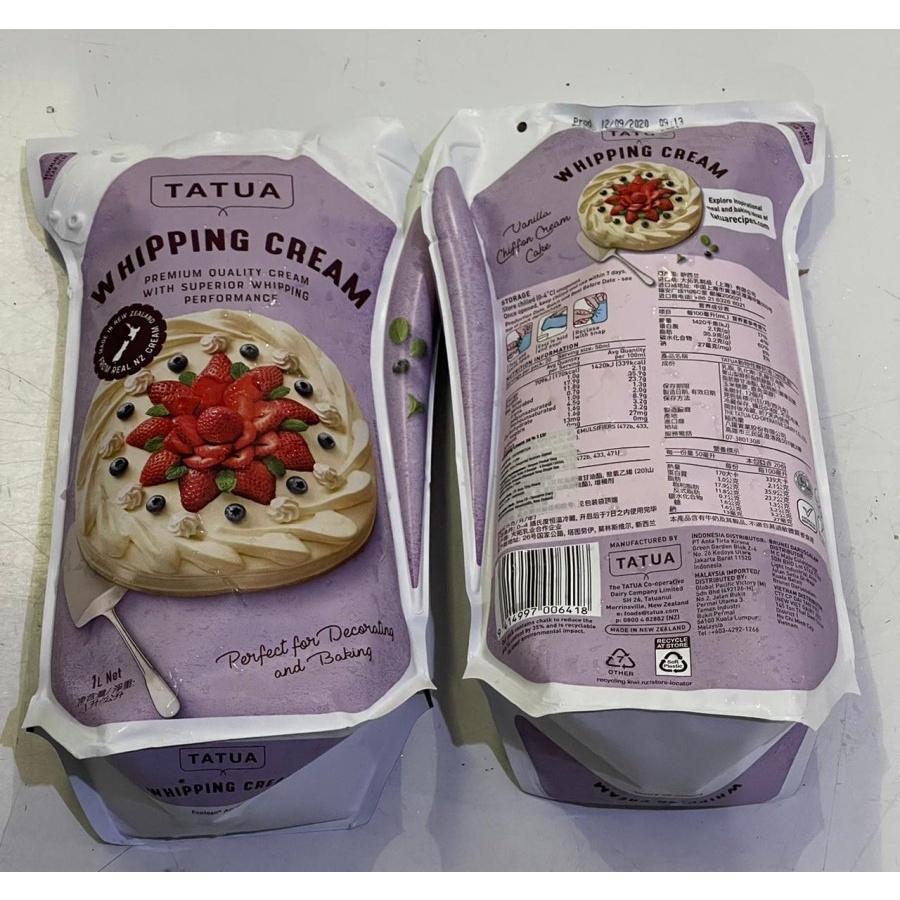 

Tatua Whipping Cream Rep 250gr – gosend / grab only