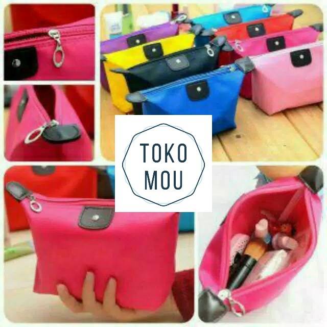 Tas Kosmetik MakeUp Polos Tas MakeUp Mini